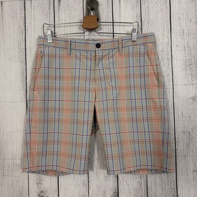 Tommy Bahama Men's W34 Multicolor Check Moisture Wicking Bermuda Shorts