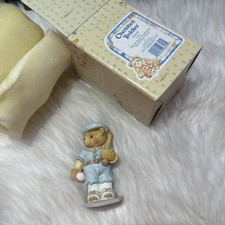 Cherished Teddies Lou Take Me Out To The Ball Game Figure