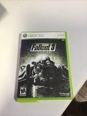 Fallout 3 (Microsoft Xbox 360, 2008) BRAND NEW OPEN BOX CIB Complete 1st Print