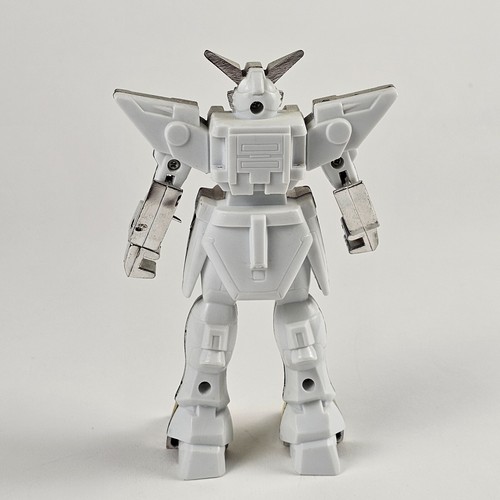 RARE VINTAGE 90'S GUNDAM STYLE CHROME PLASTIC KO FIGURE - Picture 4 of 6