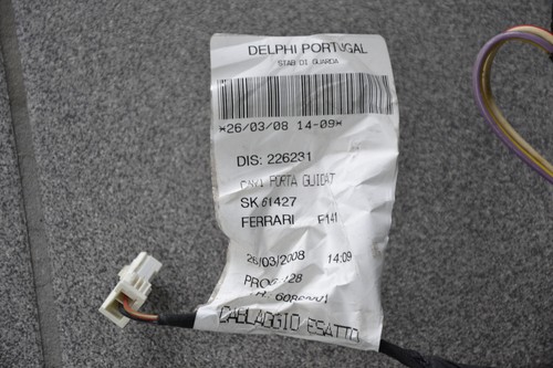 Ferrari 599 GTB Door Cable Wiring Driver Side Left LH Door Cables LHD 226231 - Picture 3 of 3