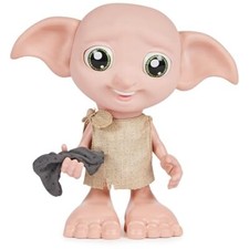 DOBBY ELF DOLL with Sock Harry Potter Interactive Magical 8.5" WIZARDING WORLD