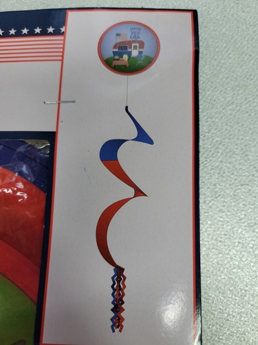 Patriotischer Gott segne die USA Wind Spinner Spirale 39 Zoll Camper  - Bild 2 von 4
