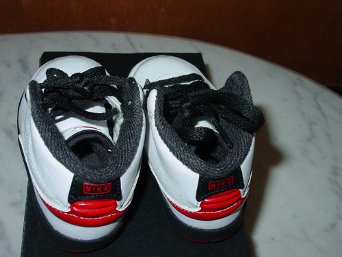 2022 Nike Air Jordan Retro 2 OG "Chicago" White/Red Toddler Shoes w/Box Size 4C - Picture 5 of 15