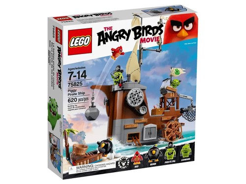 Lego 75825 Angry Birds Movie Piggy Pirate Ship 620pcs 7-14 - Picture 2 of 15