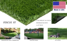 Fescue ST Synthetic Landscape Fake Grass Artificial Residential Turf Pet Lawn