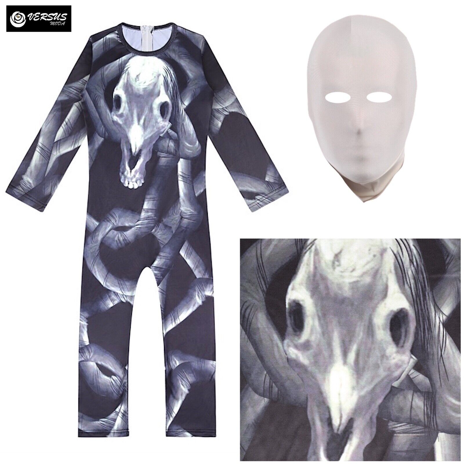 Simile SCP-096 Maschera Carnevale Shy Guy Cosplay SCP Costume SHYGUY01