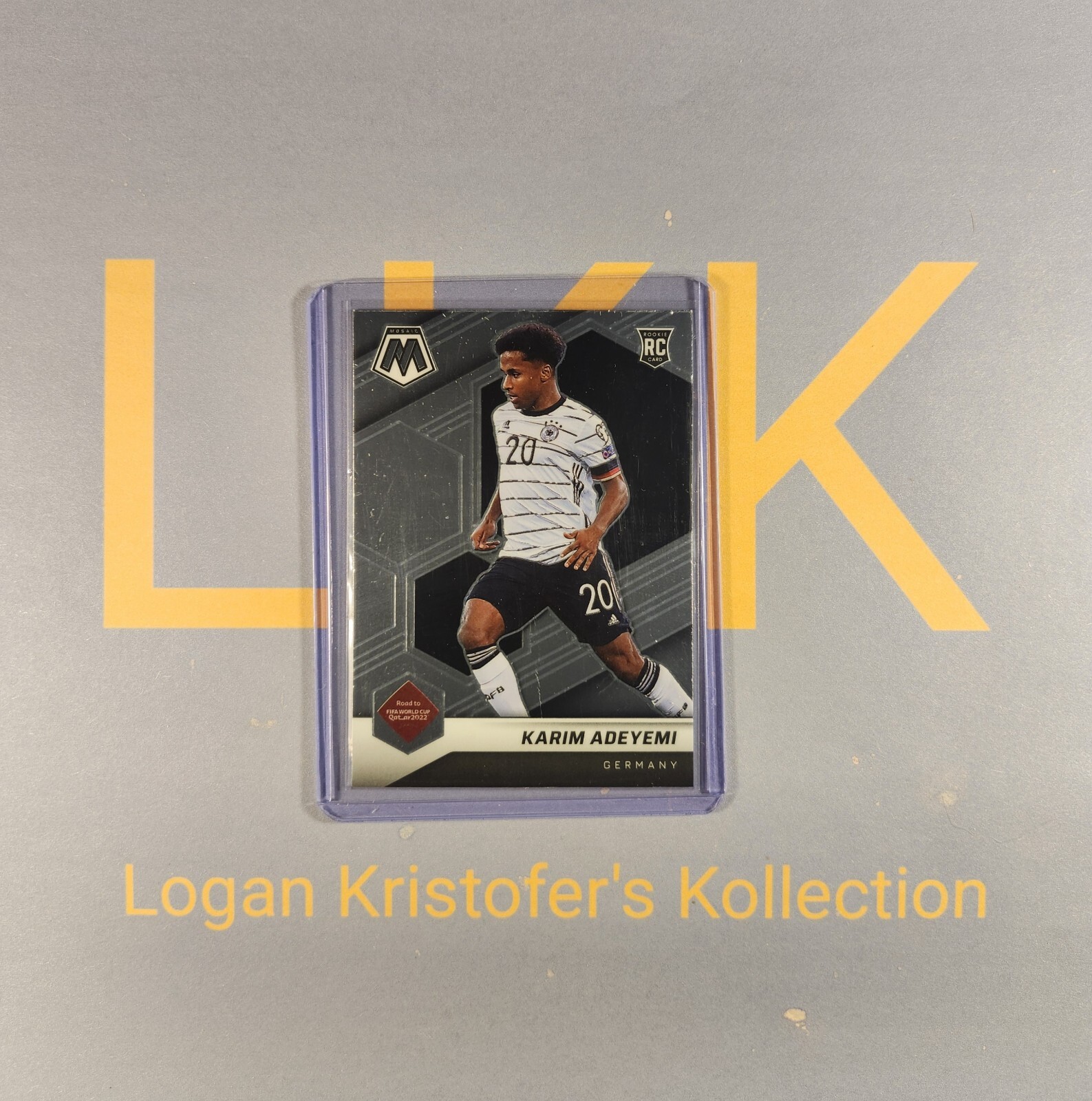 2021-22 Road To FIFA World Cup - Karim Adeyemi RC Silver Mosaic Prizm | Germany