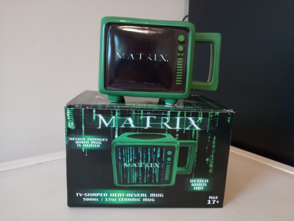 Shap Matrix A Matrix TV Shaped Heat Reveal Mug 500ml/17oz (Boxed) | eBay