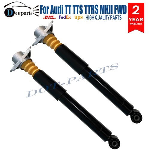 Pair Rear Shock Absorbers Ride For Audi TT MKII TTS TTRS FWD