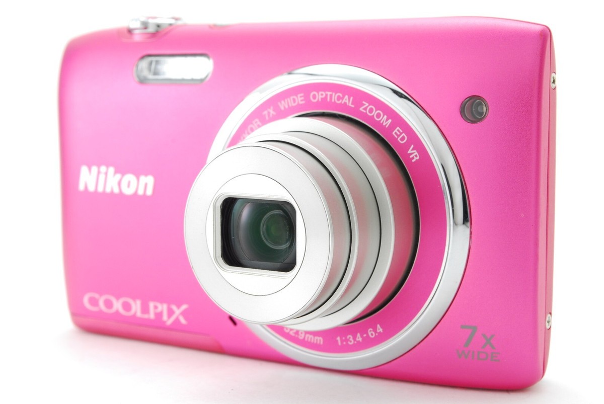 Nikon COOLPIX S3500 ピンク Nikon COOLPIX S3500 Pink 20.0MP Digital Camera w/Batterycharge