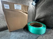 5/8 in Strapping Wd 0.03 in Thick Plastic Strapping High Strength 33RZ14 Green