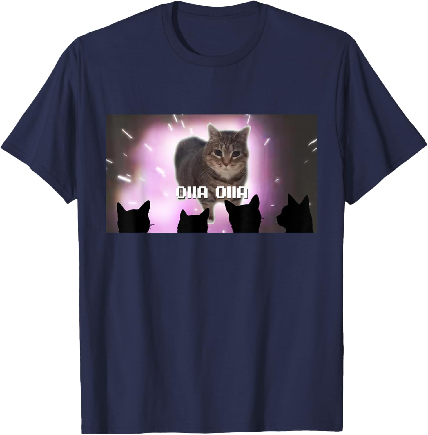 Oiiaoiia Cat Psy-Trance Spinning Meme Trendy Sweatshirt T-Shirt