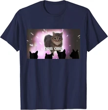 Oiiaoiia Cat Psy-trance Spinning Cat Meme Funny Trendy Sweatshirt T-shirt