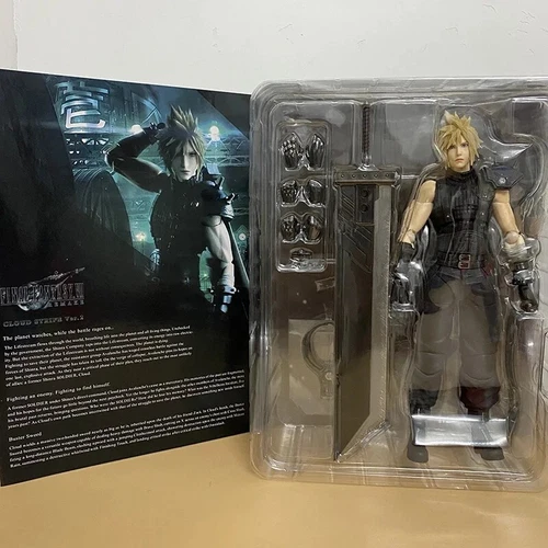 Play Arts Kai Final Fantasy VII Remake Cloud Strife 11" Actionfigur mit Box - Bild 7 von 7