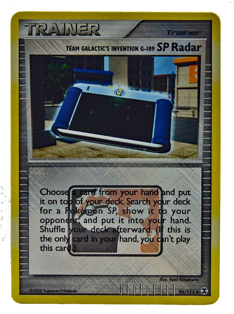 Team Galactic's Invention G-109 SP Radar 96/111 League Promo NM w/eBay Shipping