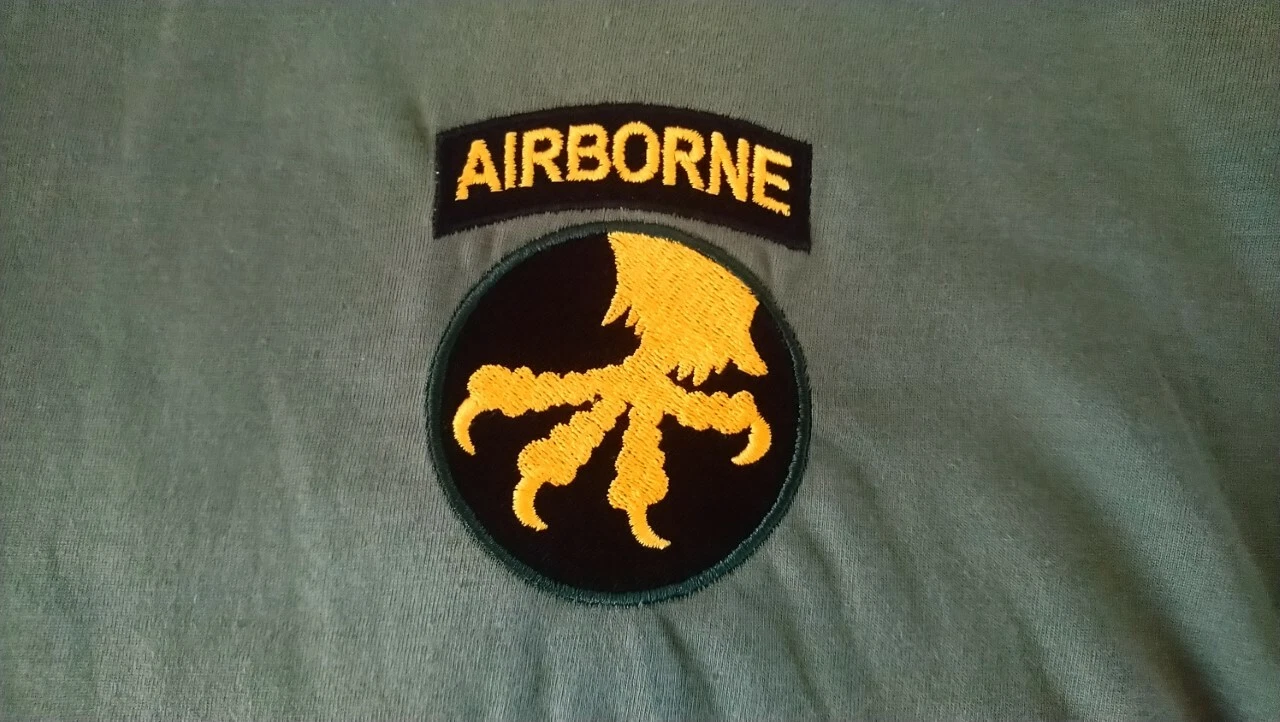 USA UNITED STATES ARMY 17th AIRBORNE DIVISION POLO SHIRT