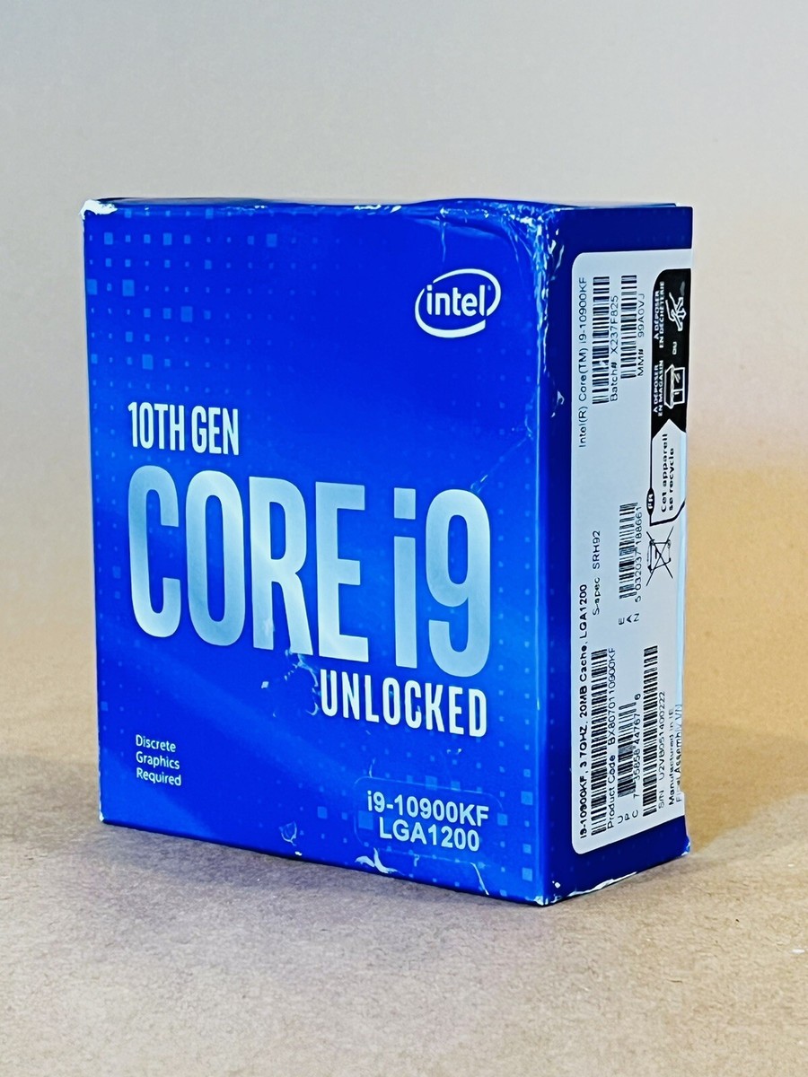 3枚 Intel Core i9-10900KF 3.7GHz CPU 【公式通販】