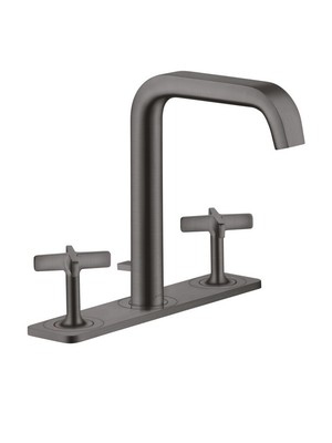 Hansgrohe 3-hole basin faucet Axor 36116340 Brushed Black Chrome