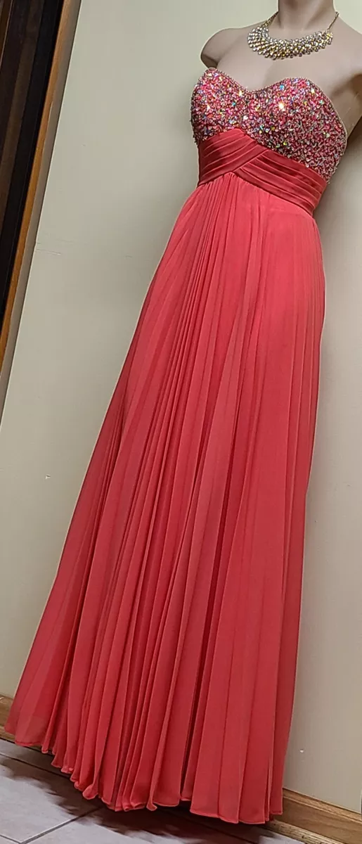 Pink strapless hotsell cocktail dress