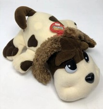 2000 Pound Puppies Plush Jakks Electronic Dog w/ Red Collar Wags Tail /Barks Toy
