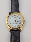 Vtg NEW OLD STOCK Lorus Gold Tone Quartz Watch 26mm Ladies Date V782-0440