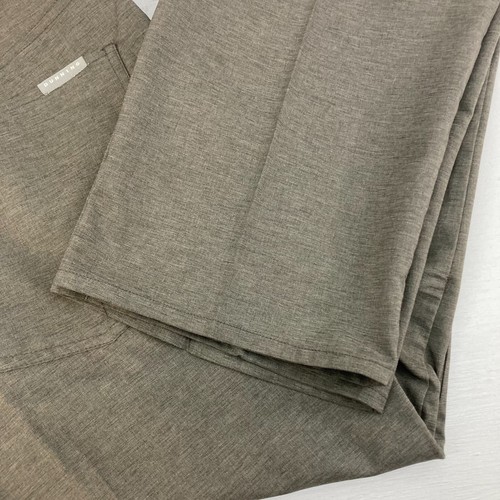 Dunning Golf Pants Mens 36 x 32 Gray Flat Front Stretch Performance Chinos - Picture 2 of 13
