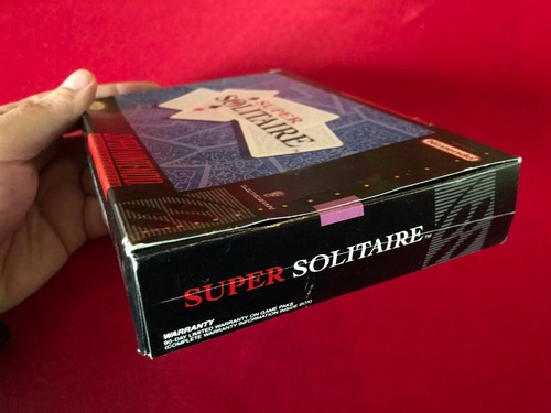 super solitaire snes super nintendo box and manual only L@@K!! - Picture 5 of 9