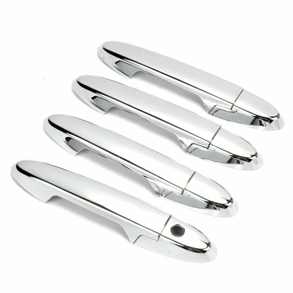 8Pcs Chrome Car Exterior Door Handle Cover For 2015-2024 Honda City Sedan ABS