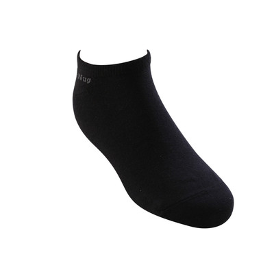 Rubymont deodorant Anti bacterial Women No Show Boat Socks Small Black x 4 pairs