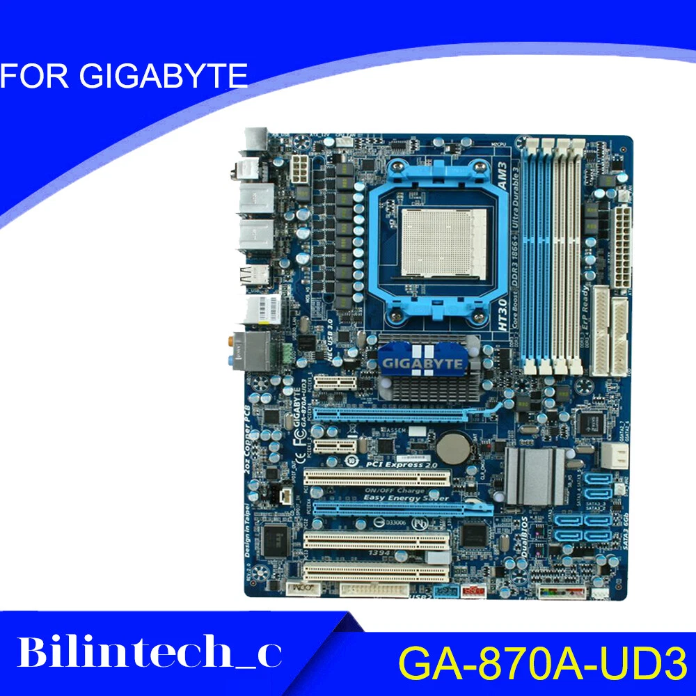 FOR GIGABYTE GA 870A UD3 AM3 AM3 AMD 870 16G DDR3 Motherbroad