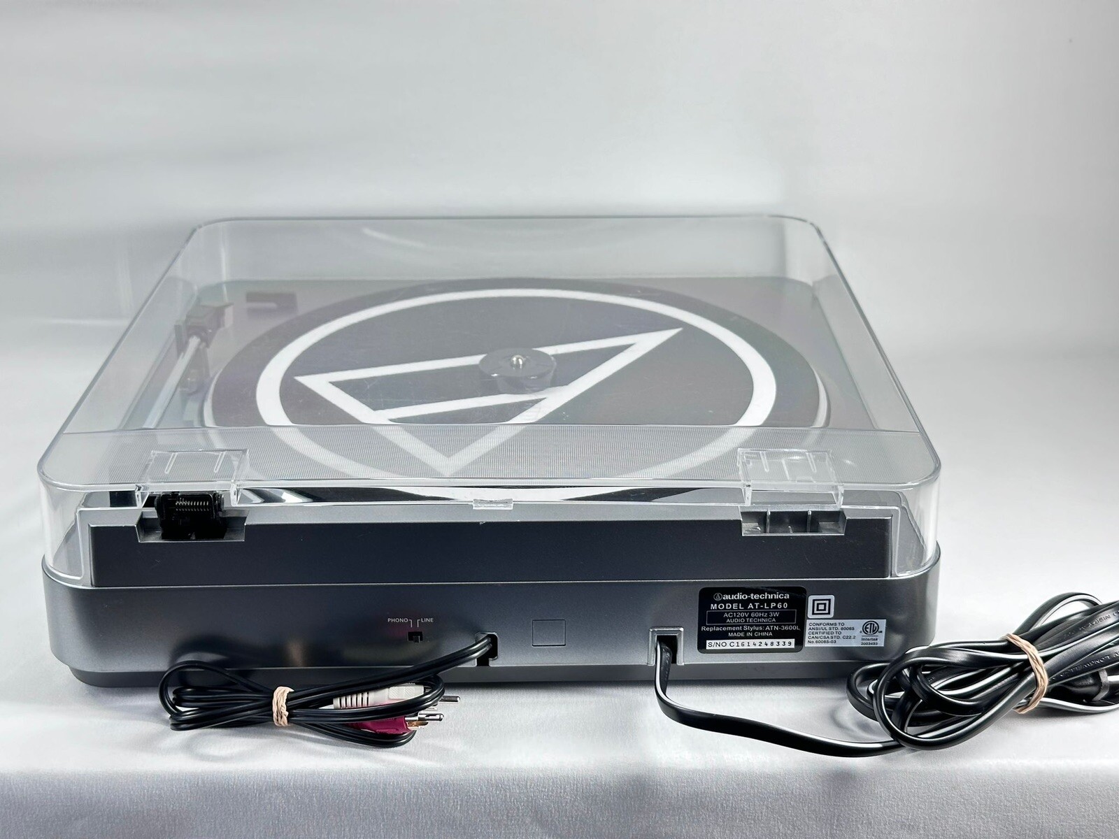 #757 Audio-Technica AT-LP60 Belt-Drive Stereo Turntable Record Player