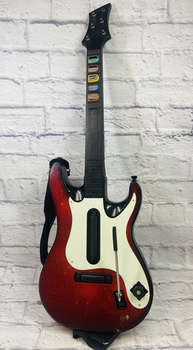 Guitar Hero Rock Band 5 White Red Octane Wireless Controller 95905.805 Xbox 360