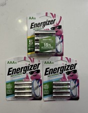 New Combo Energizer AA AAA Recharge Power Plus Batteries 16 Total 2000 800 mAH