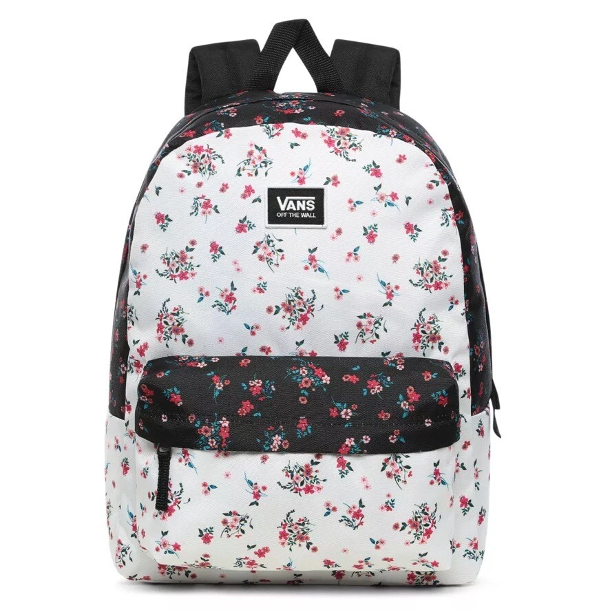 VANS REALM BEAUTY FLORAL PATCHWORK BACKPACK
