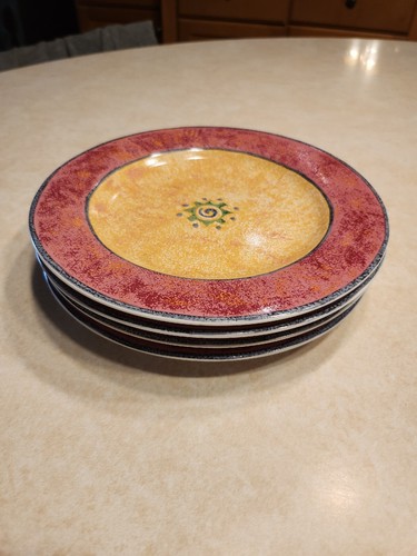 Furio MESA / Sakura MALAGA 8" Salad Plate set of 4 - Used No Cracks or Chips! - Picture 2 of 9