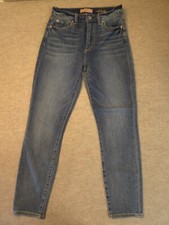 7 For All Mankind Women's Jeans Ankle Mid Rise Aubrey Skinny Blue 28x25