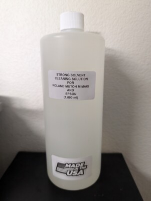 STRONG SOLVENT CLEANING SOLUTION FOR ROLAND MUTOH MIMAKI AND EPSON (1,000 ml)