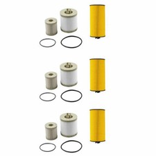 3 Packs For 03-07 Ford 6.0l Powerstroke Diesel Oil Fuel Filter Kit Fd4616 Fl2016