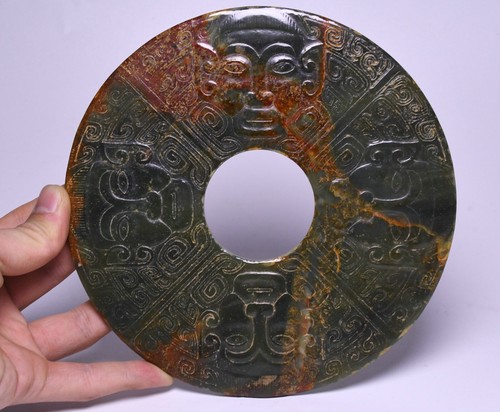Grande disco Bi de Jade 30cm Astrología china