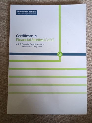 LIBF Certificate In Financial Studies Unit 1,2 Textbooks Very Good - Picture 5 of 9
