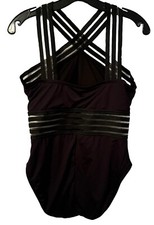 Kenneth Cole One Piece Swimsuit Size M  Black One Piece