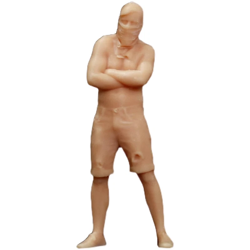 1/64 6pcs Scene Miniatures Figures Bus Stop Traveling Man For Cars Vehicle Toys - Image 2 of 4