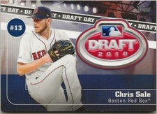 2020 Topps Series 2 CHRIS SALE Draft Day Medallion Patch Relic Red Sox