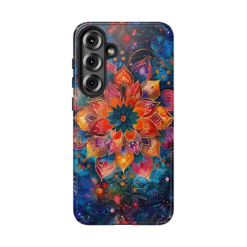 Mandala Flower Watercolor Phone Case for iPhone, Samsung Galaxy, Pixel - 第 131/256 張圖片
