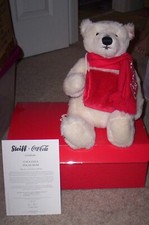 STEIFF COCA COLA BEAR NIB Limited Edition