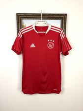 Adidas Ajax Amsterdam Train Football Shirt Soccer Red Mens Jersey Trikot Size S