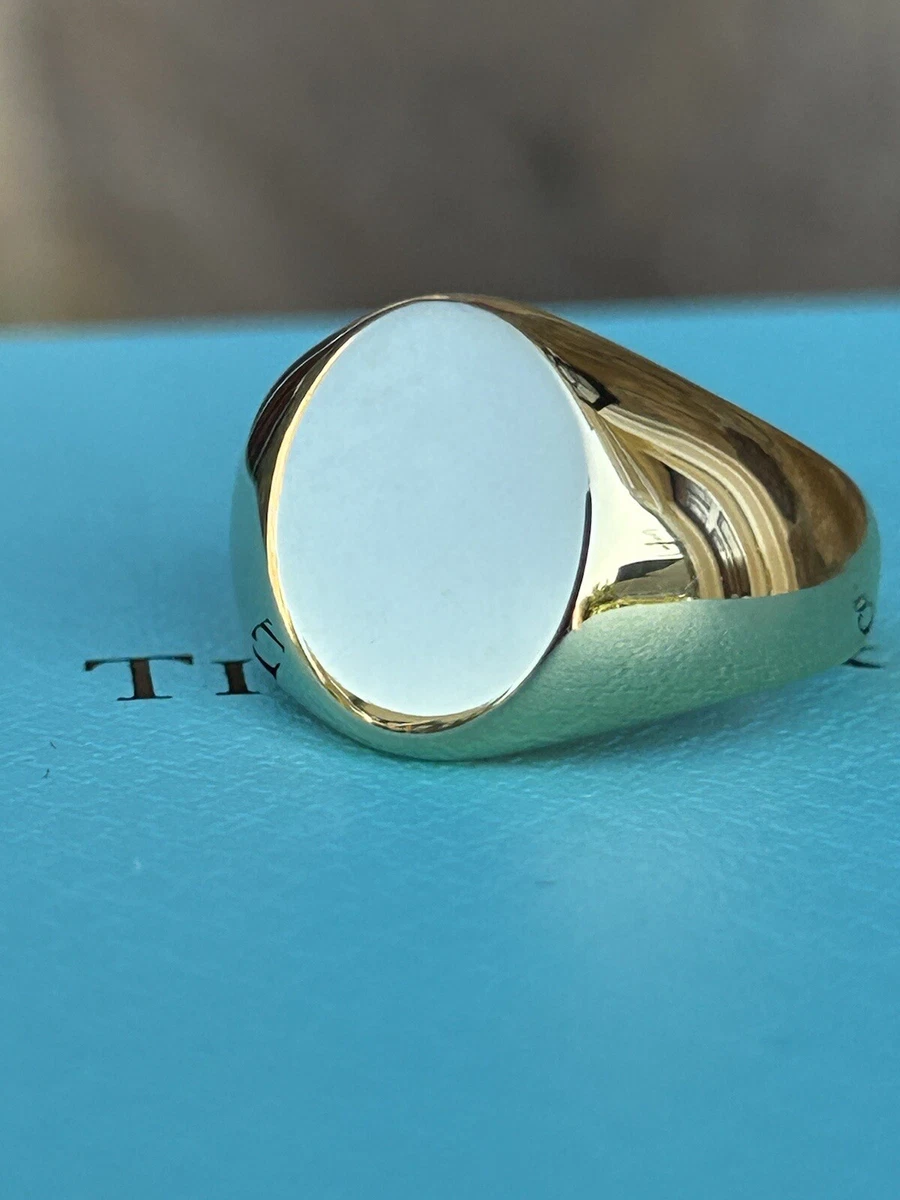 Tiffany signet top ring