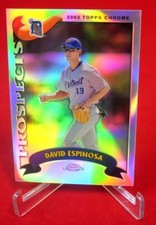 David Espinosa Topps Chrome Refractor 2002 Baseball Card #T118 Mint