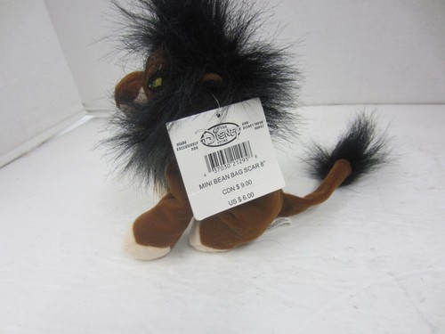 Mini Bolso de Peluche Tienda Disney SCAR El Rey León Villano 8"" Nuevo - Imagen 3 de 4